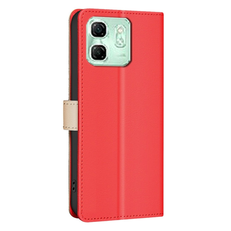 For Infinix Smart 9 / Hot 50i Color Matching RFID Anti-theft Leather Phone Case