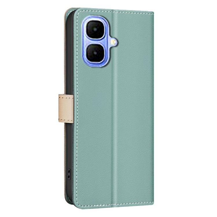 For Infinix Smart 10 4G Color Matching RFID Anti-theft Leather Phone Case