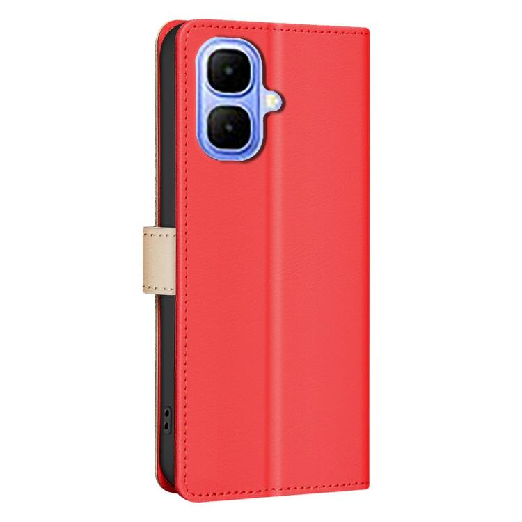 For Infinix Smart 10 4G Color Matching RFID Anti-theft Leather Phone Case