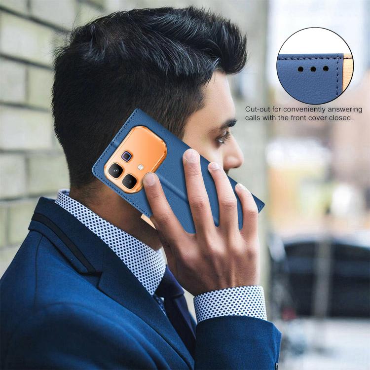 For Infinix Note 60 5G / 60 Pro 5G Color Matching RFID Anti-theft Leather Phone Case