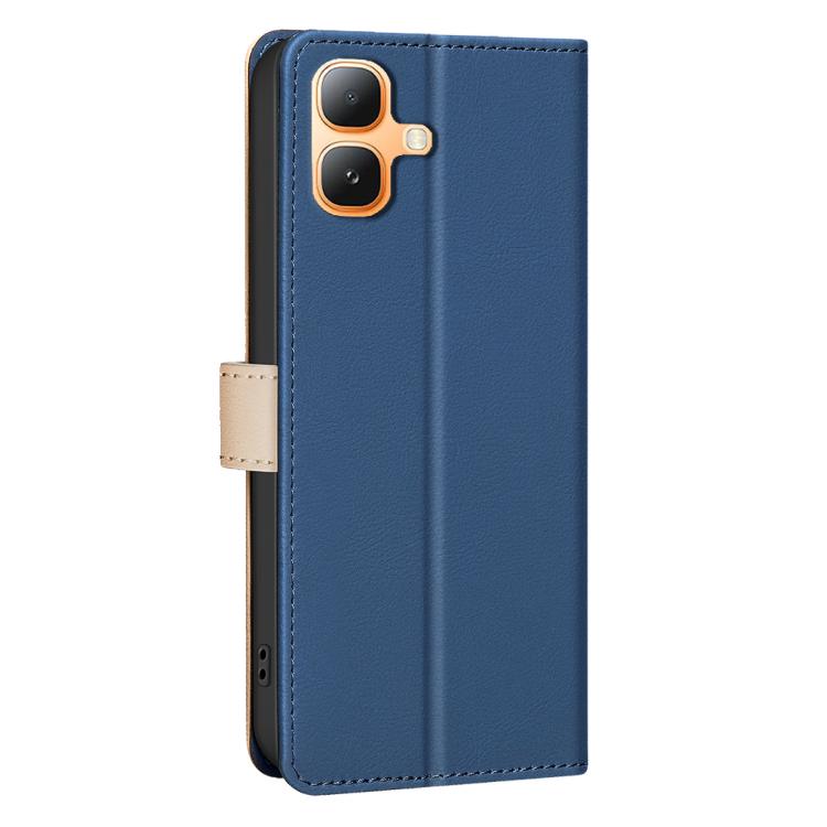 For Infinix Smart 20 4G Color Matching RFID Anti-theft Leather Phone Case