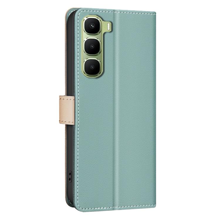 For Infinix Hot 70 5G Color Matching RFID Anti-theft Leather Phone Case