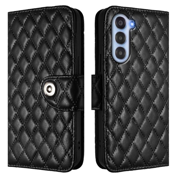 For ZTE nubia S 5G A403ZT Rhombic Texture Flip Leather Phone Case with Lanyard