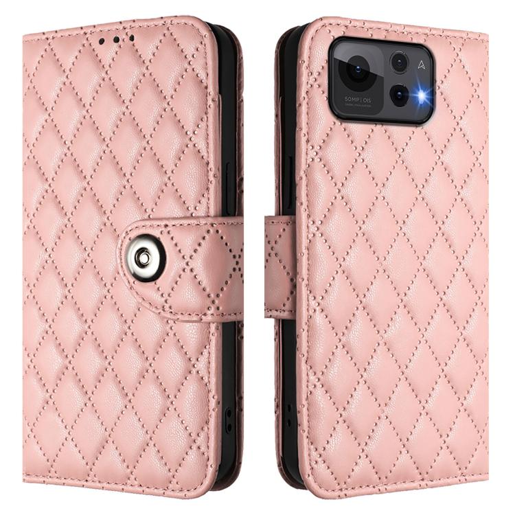 For Asus Zenfone 12 Ultra Rhombic Texture Flip Leather Phone Case with Lanyard