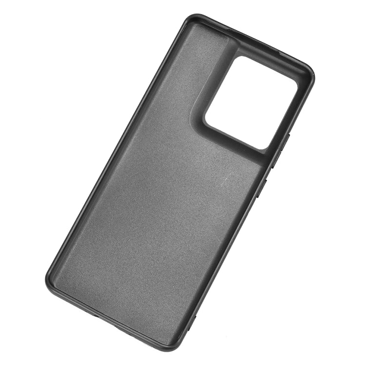 For Motorola Edge 50 Pro Cow Pattern Sewing Card Bag Phone Case