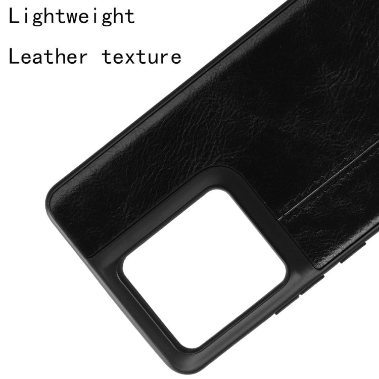 For Motorola Edge 50 Pro Cow Pattern Sewing Card Bag Phone Case