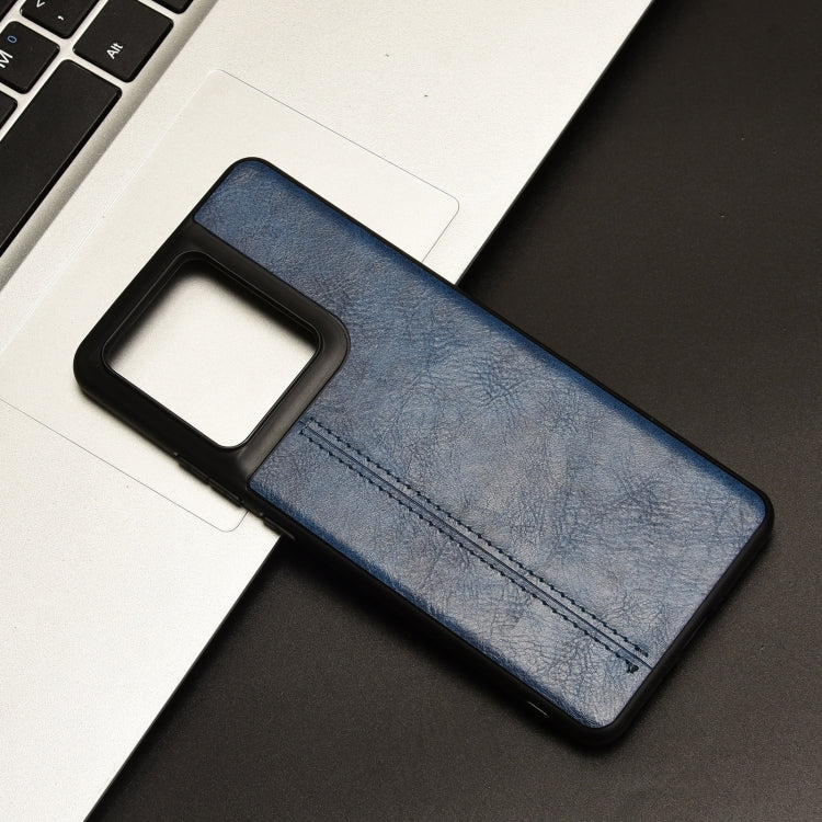 For Motorola Edge 50 Pro Cow Pattern Sewing Card Bag Phone Case