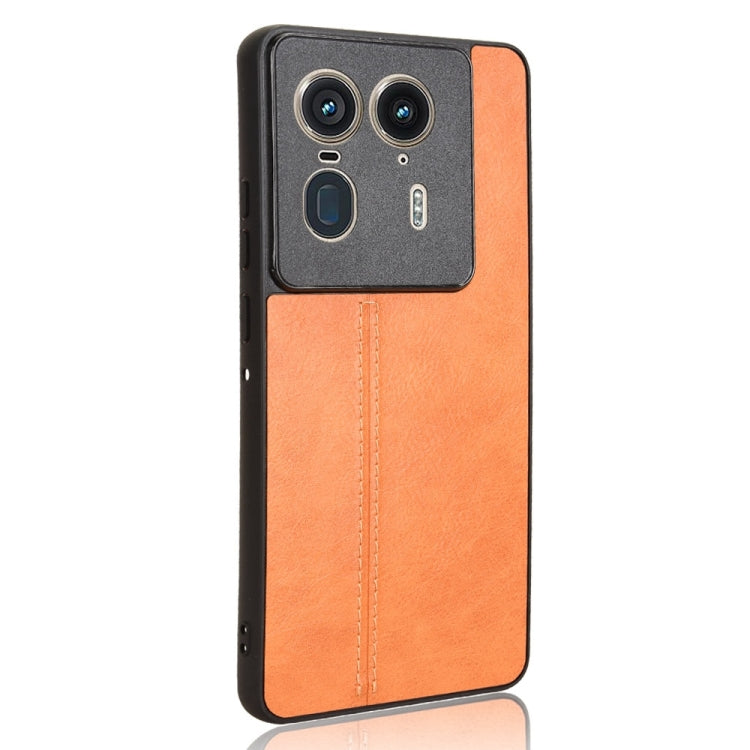 For Motorola Edge 50 Ultra / X50 Ultra Cow Pattern Sewing Card Bag Phone Case