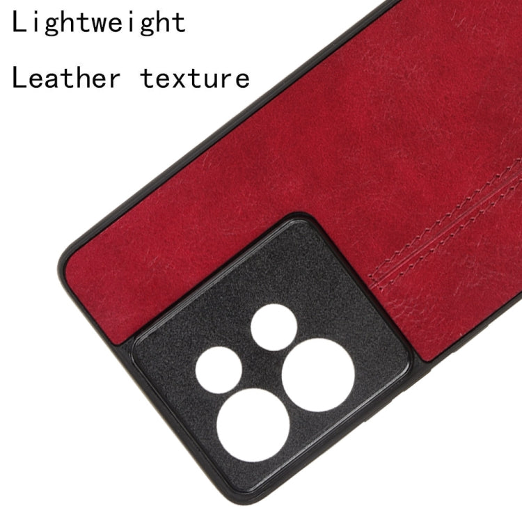 For Motorola Edge 50 Cow Pattern Sewing Card Bag Phone Case