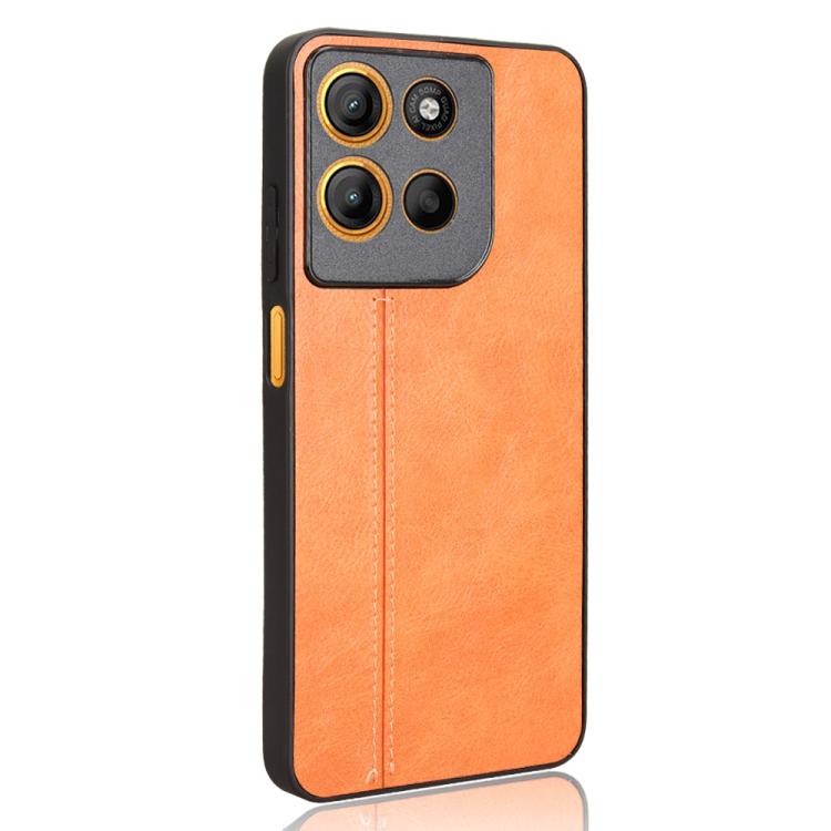 For Motorola Moto G15 / G15 Power Cow Pattern Sewing Card Bag Phone Case