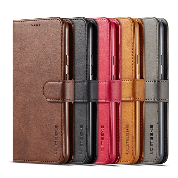 For Google Pixel 3a XL LC.IMEEKE Calf Texture Horizontal Flip Leather Case, with Holder & Card Slots & Wallet