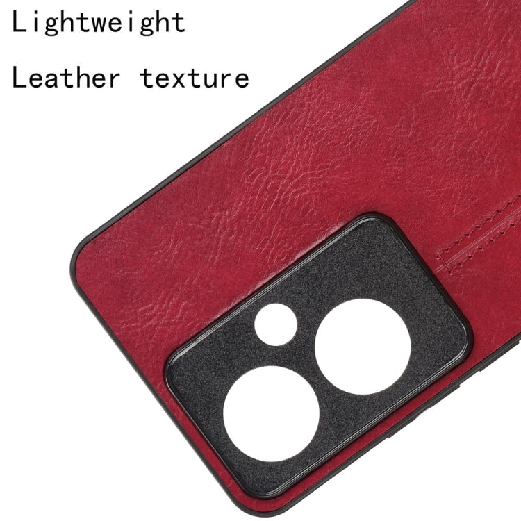 For OPPO Reno11 A JP Version Cow Pattern Sewing Card Bag Phone Case