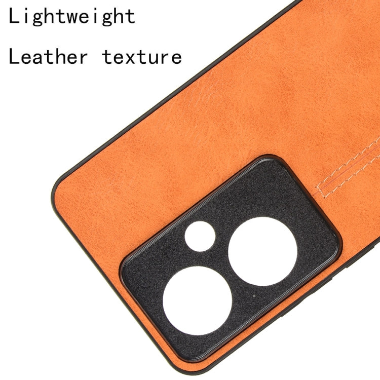 For OPPO Reno11 A JP Version Cow Pattern Sewing Card Bag Phone Case