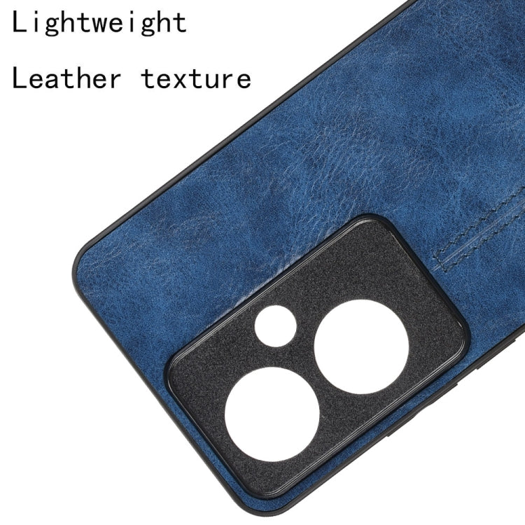 For OPPO Reno11 A JP Version Cow Pattern Sewing Card Bag Phone Case