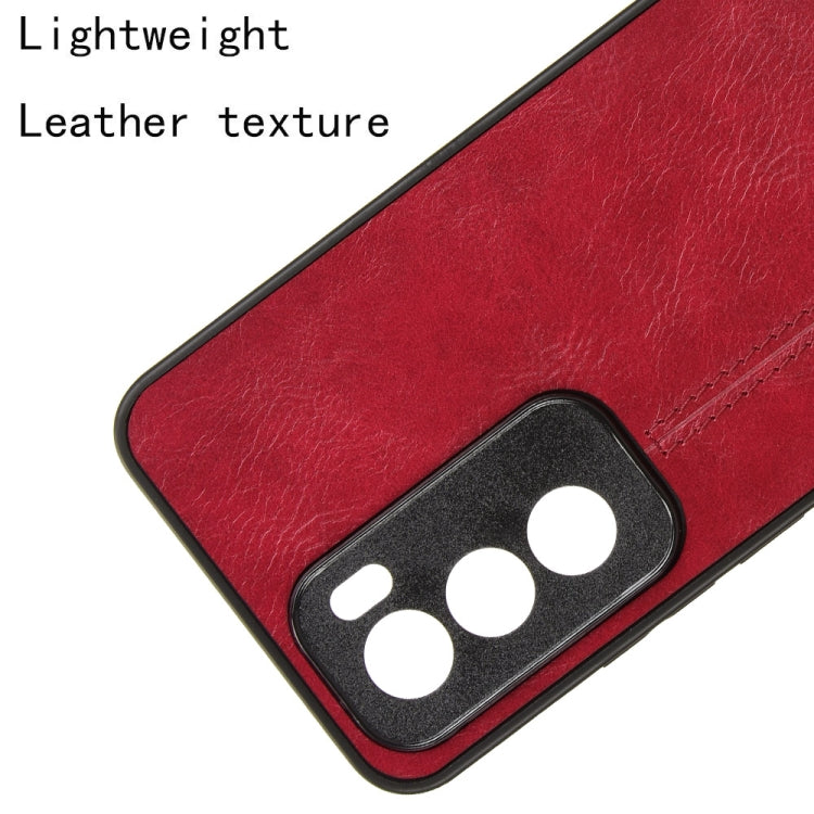 For OPPO Reno12 Pro 5G Global Cow Pattern Sewing Card Bag Phone Case
