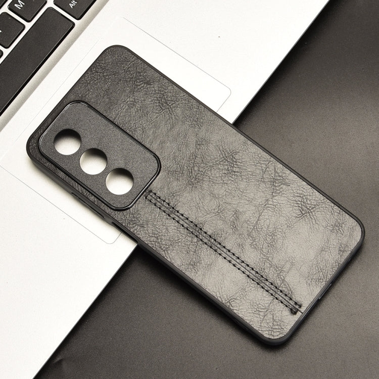 For OPPO A3 Pro India Cow Pattern Sewing Card Bag Phone Case