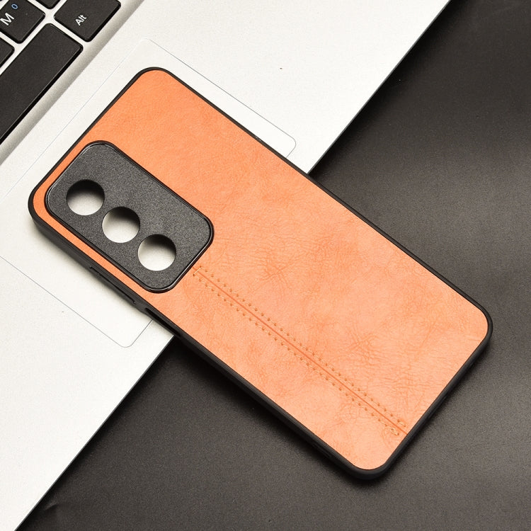 For OPPO A3 Pro India Cow Pattern Sewing Card Bag Phone Case