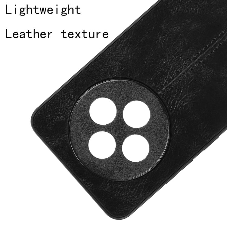 For OPPO Reno12 F 5G Cow Pattern Sewing Card Bag Phone Case