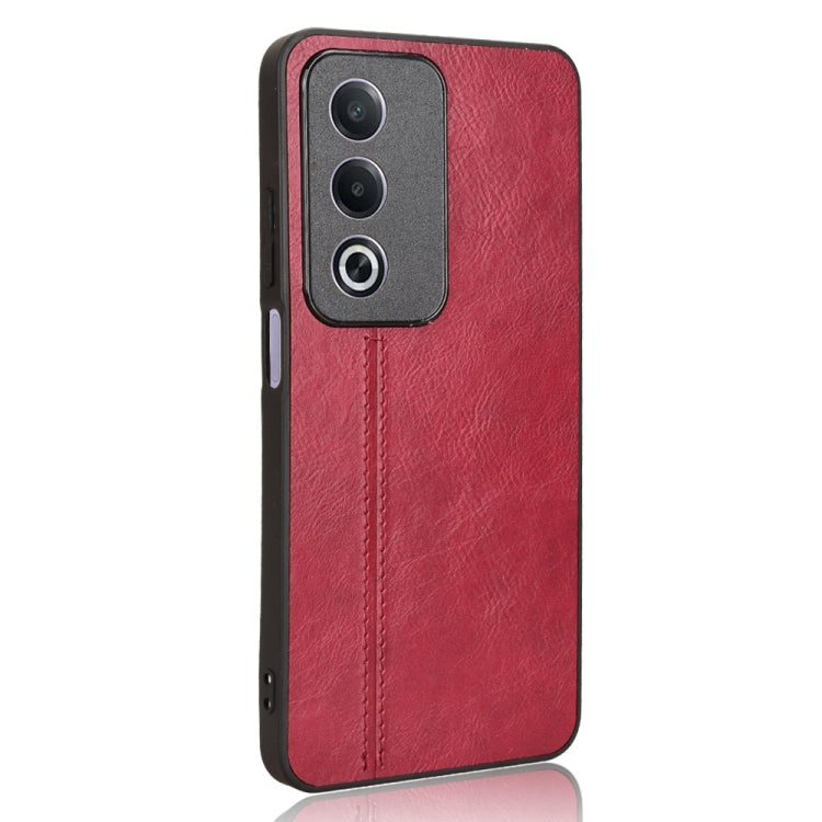 For OPPO K12x 5G / A3 Pro Global Cow Pattern Sewing Card Bag Phone Case