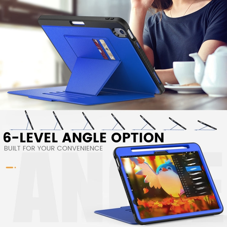 For iPad Air 11 2026 / 2025 / 2024 Smart B Magnetic Holder Leather Tablet Case