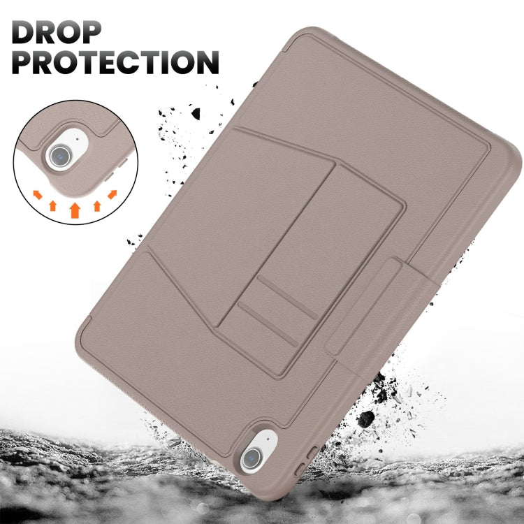 For iPad Air 11 2026 / 2025 / 2024 Smart B Magnetic Holder Leather Tablet Case