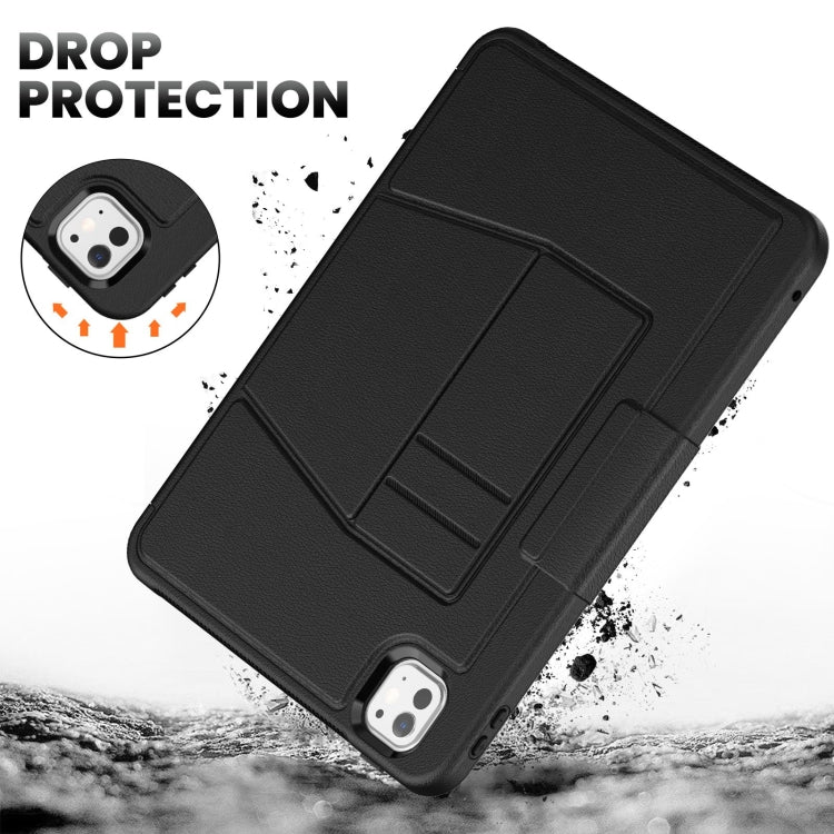For iPad Pro 11 2025 / 2024 Smart B Magnetic Holder Leather Tablet Case