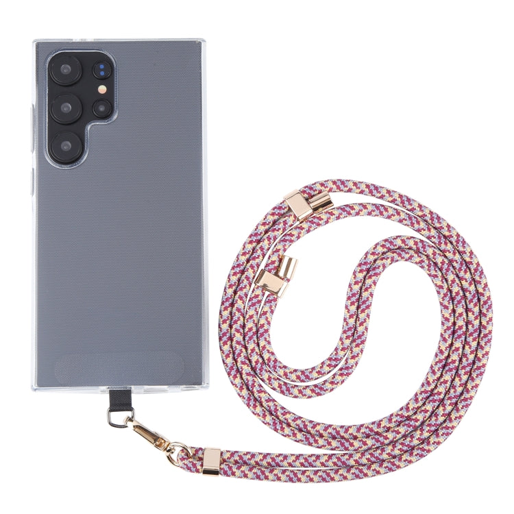 6mm Gold Buckle Adjustable Mobile Phone Anti-lost Long Lanyard