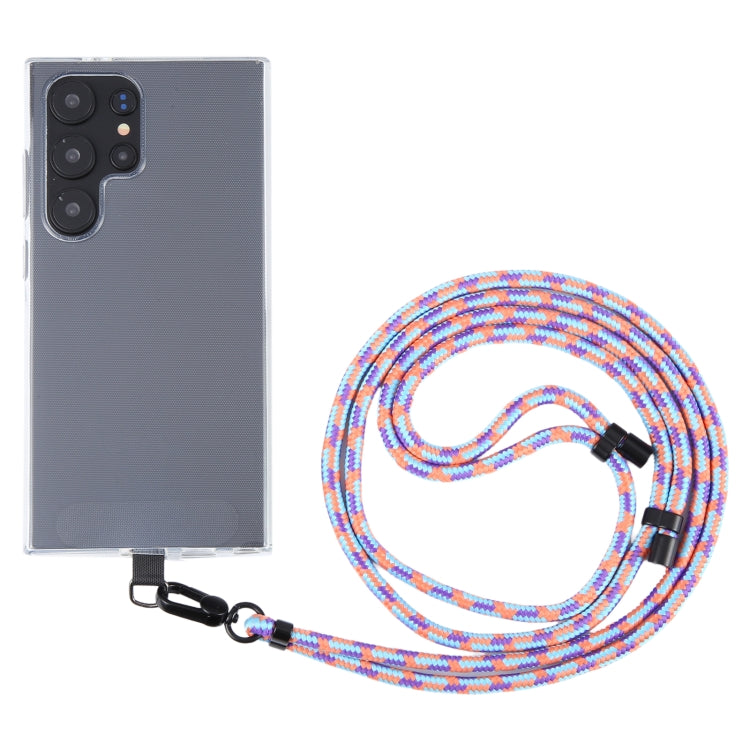 6mm Black Buckle Adjustable Mobile Phone Anti-lost Long Lanyard