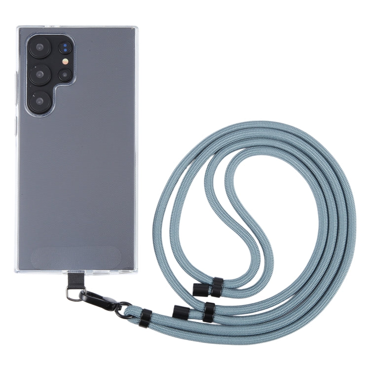 6mm Black Buckle Adjustable Mobile Phone Anti-lost Long Lanyard