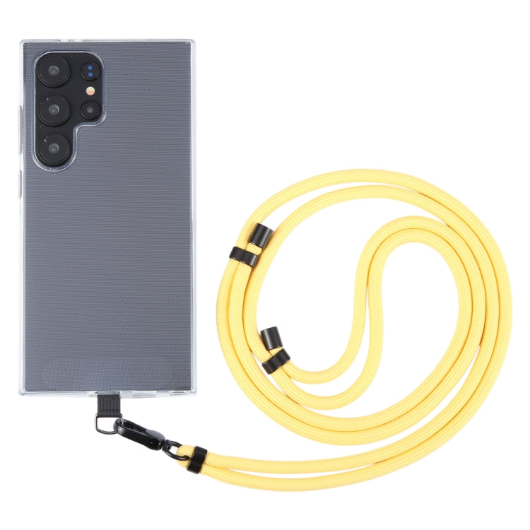 6mm Black Buckle Adjustable Mobile Phone Anti-lost Long Lanyard