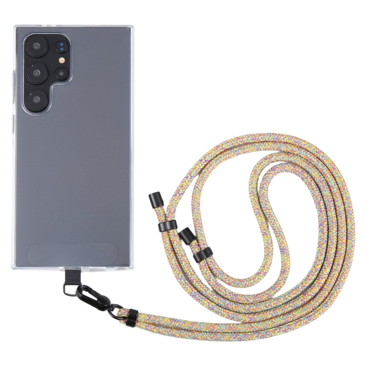 6mm Black Buckle Adjustable Mobile Phone Anti-lost Long Lanyard