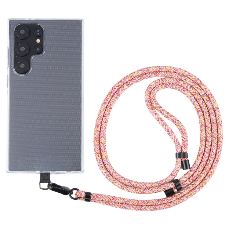 6mm Black Buckle Adjustable Mobile Phone Anti-lost Long Lanyard