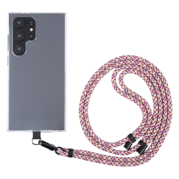 6mm Black Buckle Adjustable Mobile Phone Anti-lost Long Lanyard