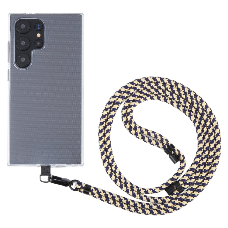 6mm Black Buckle Adjustable Mobile Phone Anti-lost Long Lanyard