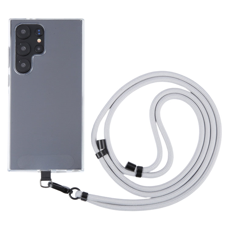 6mm Black Buckle Adjustable Mobile Phone Anti-lost Long Lanyard
