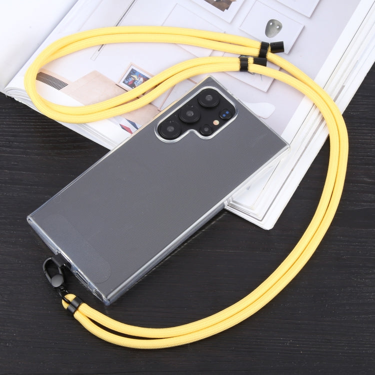6mm Black Buckle Adjustable Mobile Phone Anti-lost Long Lanyard