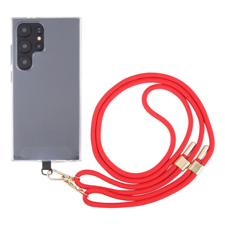 6mm Dual Buckle Adjustable Mobile Phone Anti-lost Long Lanyard