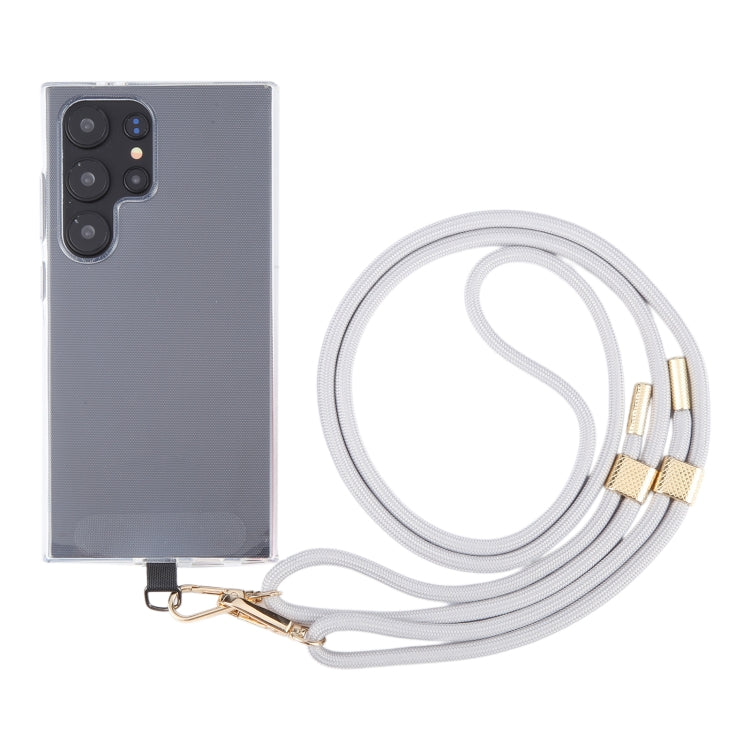 6mm Dual Buckle Adjustable Mobile Phone Anti-lost Long Lanyard