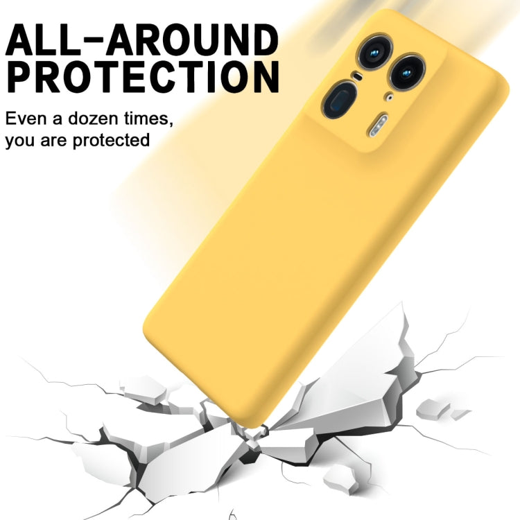 For Motorola Edge 50 Ultra Solid Color Liquid Silicone Dropproof Full Coverage Phone Case