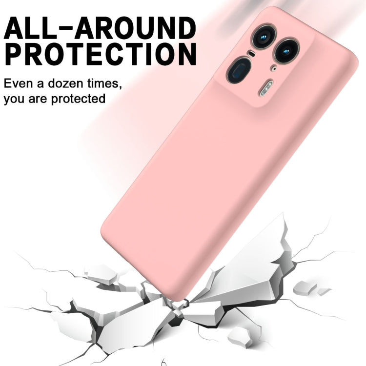 For Motorola Edge 50 Ultra Solid Color Liquid Silicone Dropproof Full Coverage Phone Case