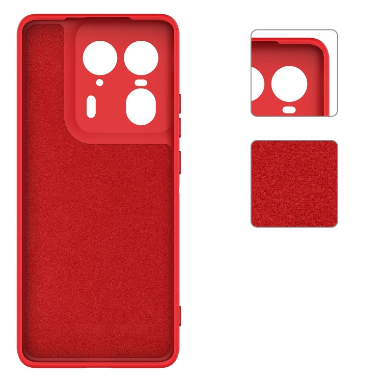 For Motorola Moto X50 Ultra Solid Color Liquid Silicone Dropproof Full Coverage Phone Case