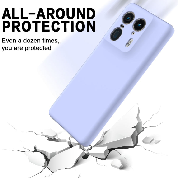 For Motorola Moto X50 Ultra Solid Color Liquid Silicone Dropproof Full Coverage Phone Case
