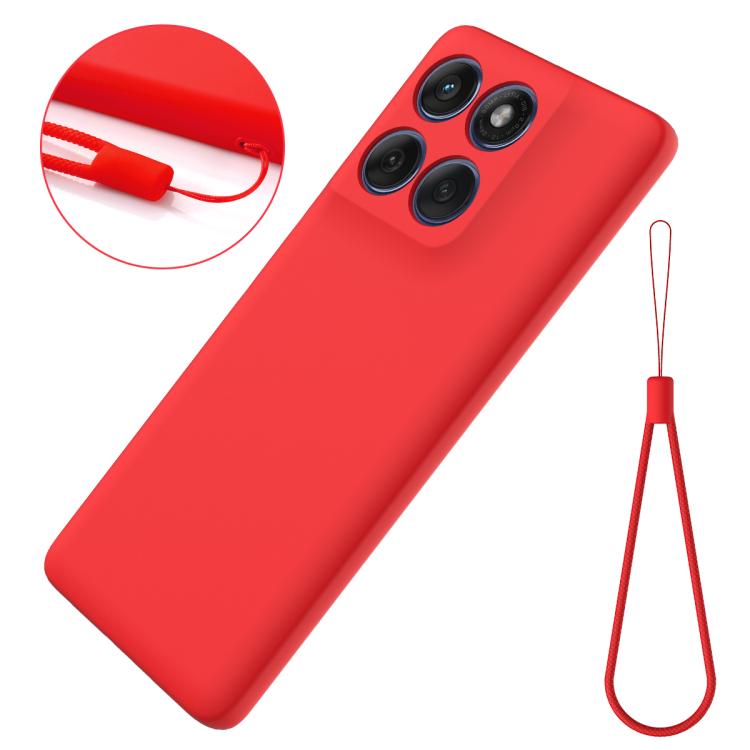 For Motorola Edge 60 Fusion / Edge 60 Solid Color Liquid Silicone Dropproof Full Coverage Phone Case