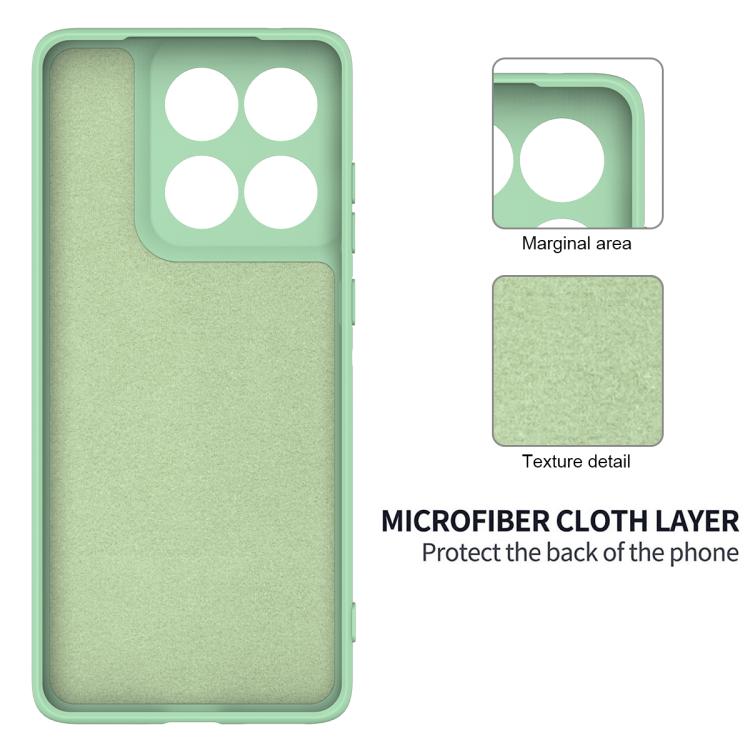 For Motorola Edge 60 Pro Solid Color Liquid Silicone Dropproof Full Coverage Phone Case