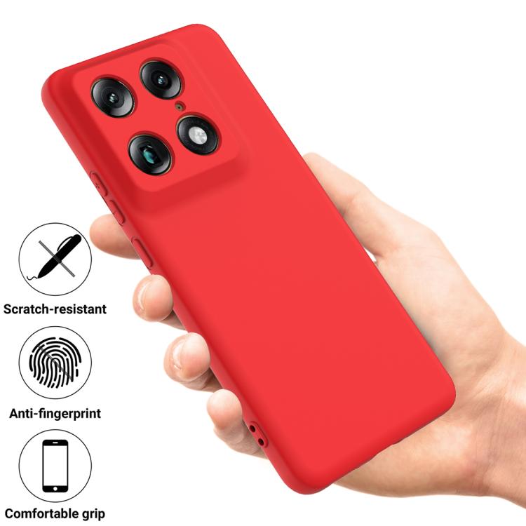 For Motorola Signature / Edge 70 Ultra Solid Color Liquid Silicone Dropproof Full Coverage Phone Case