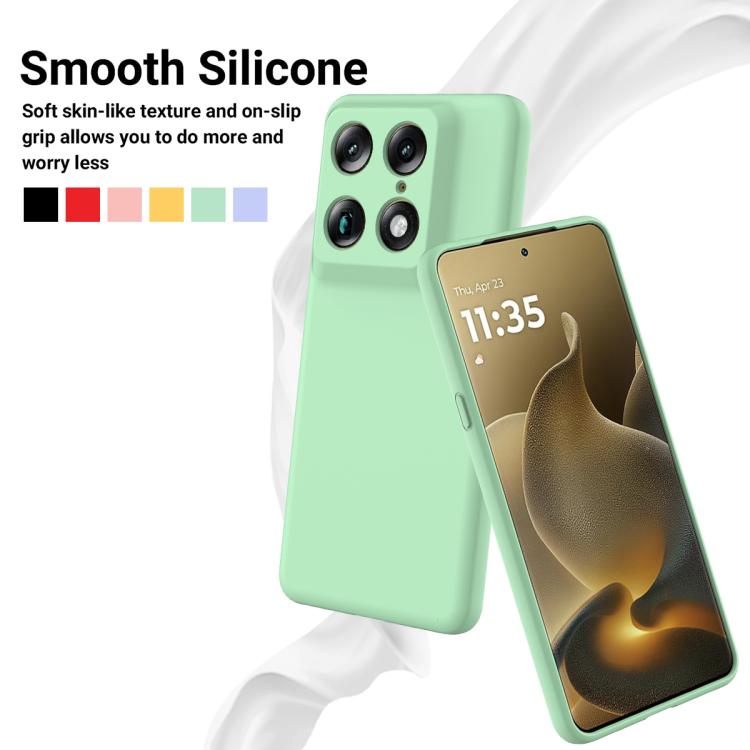 For Motorola Signature / Edge 70 Ultra Solid Color Liquid Silicone Dropproof Full Coverage Phone Case