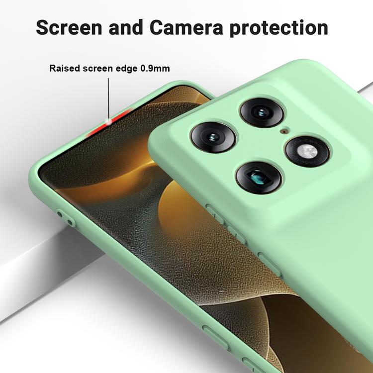 For Motorola Signature / Edge 70 Ultra Solid Color Liquid Silicone Dropproof Full Coverage Phone Case