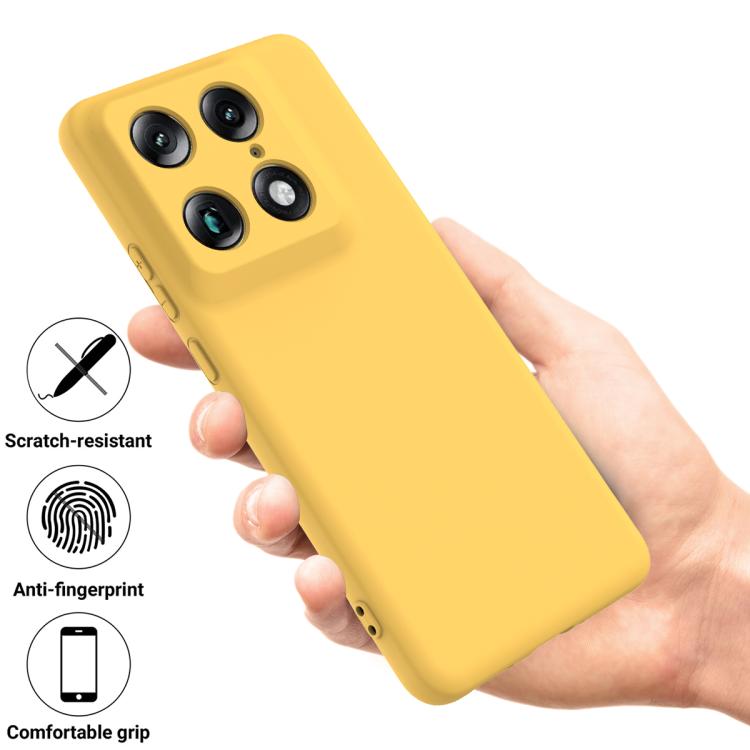 For Motorola Signature / Edge 70 Ultra Solid Color Liquid Silicone Dropproof Full Coverage Phone Case
