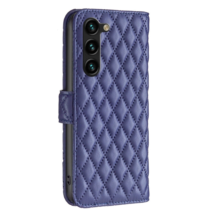For Samsung Galaxy S25+ 5G Diamond Lattice Wallet Flip Leather Phone Case