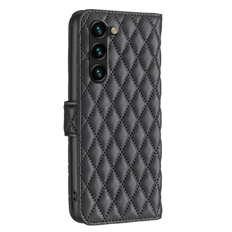 For Samsung Galaxy S25+ 5G Diamond Lattice Wallet Flip Leather Phone Case